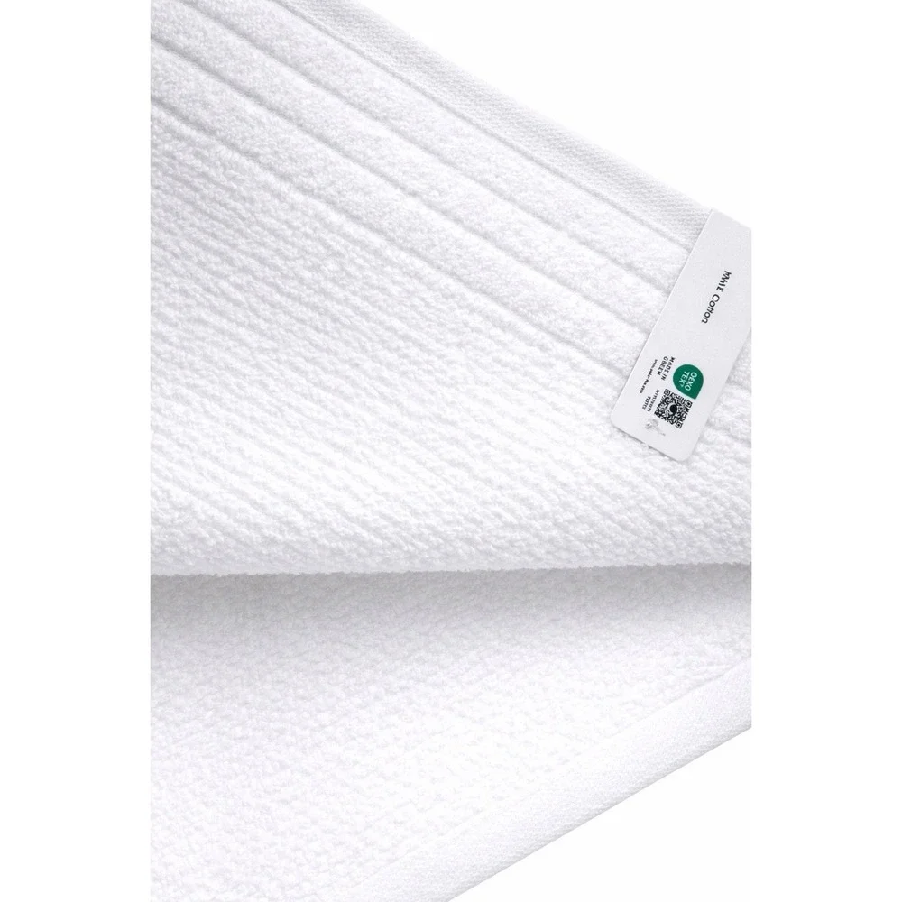 Hotel Balfour Luxury‎ White Waffle Weave 100% Cotton 2 Bath Sheets 30